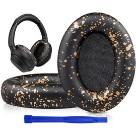 SOULWIT Proteinleder Ersatz Ohrpolster für Sony WH-1000XM3 (WH1000XM3) Over-Ear-Kopfhörern, Ersatzpolster mit weichem Proteinleder, Geräuschisolierung Memory-Schaum