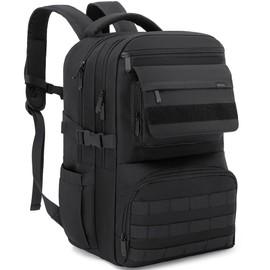 BQKOZFIN Tactical Backpack Waterproof Military MOLLE Assault Backpack Bag for Hunting Camping Travel,11" L x 8" W x 18" H…