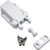 Sugatsune LAMP White Plastic Non-Magnetic Touch Safe Push Latch (Set