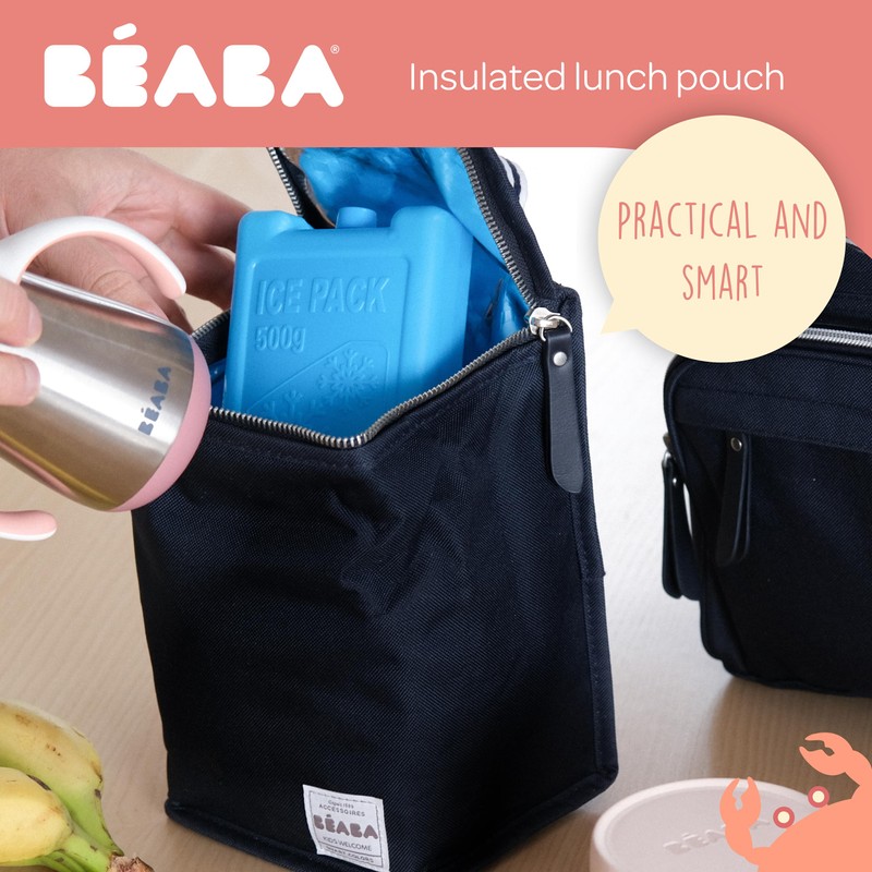 BÉABA - Insulated bag for baby meals - Spacious -