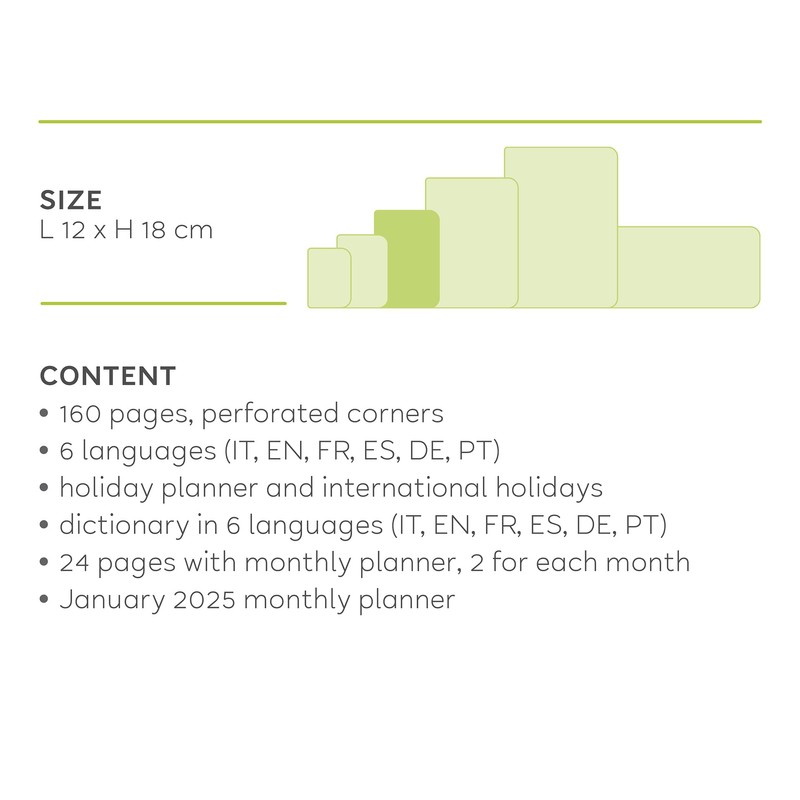 Weekly Calendar Medium - 2024 - Medium Weekly Diary -