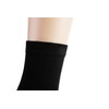 Mumoi Socks, Casual Socks, 6 Pair Set, Plain, Cotton, Black