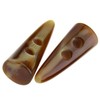 Ototec Cream 10 x 50mm Faux Horn Toggle Buttons for