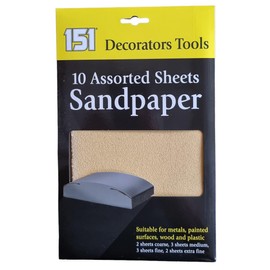 Sandpaper Assorted 10 Sheets