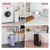 efluky Slim Laundry Basket, Narrow Laundry Hamper with Handles, Collapsible