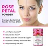 Organic Veda Edible Rose Petal Powder - Organic Rose Petal