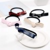 6 Pcs PU Leather Hair Ties,Small Knotted Bow Design,Knotted Bow