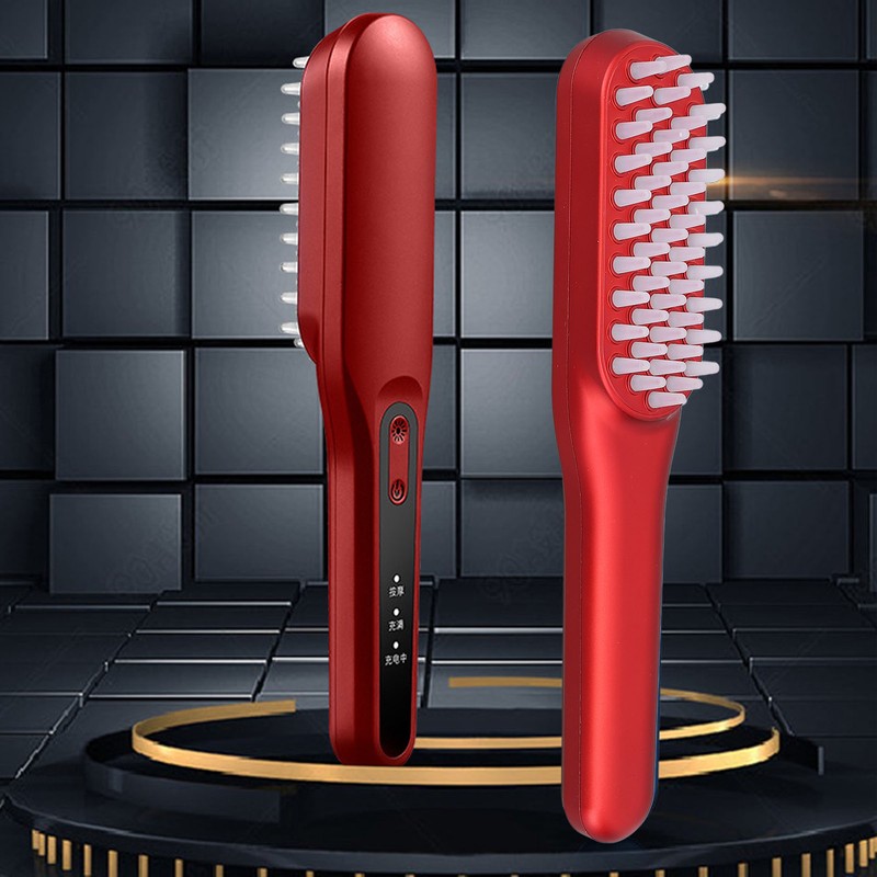 Electronic Scalp Massaging Brush Relieve Head Pressure Portable Electronic Hair