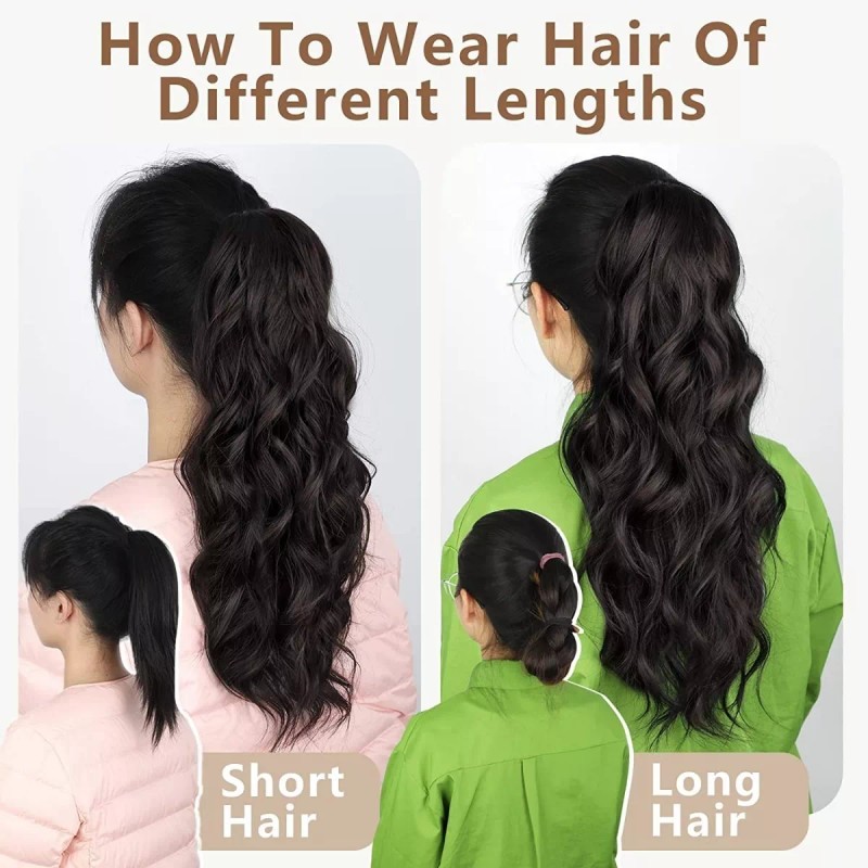 Felendy Extensiones De Cola De Caballo Con Clip De Garra