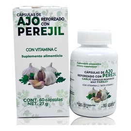Cápsulas de ajo con perejil 60 cap