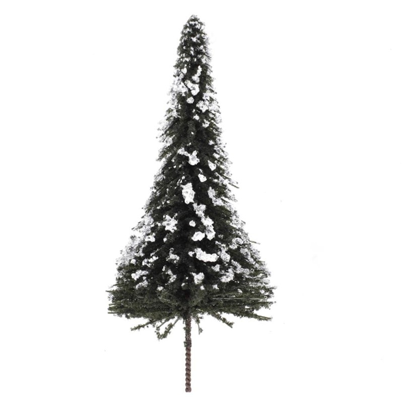 10 pieces dark green landscape landscape model cedar trees