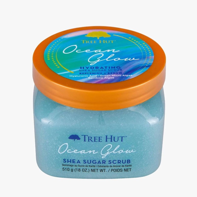 Tree Hut Shea Sugar Scrub Ocean Glow – Exfoliante de