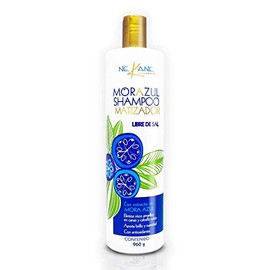 NE KANE CAPILAR Shampoo matizador mora azul – Nekane capilar – 960g - elimina visos amarillos en cabello rubio y con canas