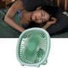 Desktop Fan Power Adjustable Low Noise Rechargeable Mini Portable Vertical