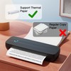 Portable Thermal Printer Wireless for Travel, Supports 8.5" X 11"US