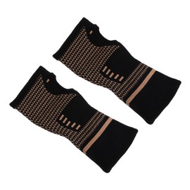 ORFOFE 1pair High Elasticity Hand Wrist Brace for Exercise Sleeves Compression Support for Sports Black Suitable for Fitness and Daily Activities