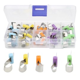 Bandas de matriz de restauración de metal dental, sin retenedor, seccionales, de ortodoncia, 50 unidades, con cuñas de posicionamiento, multicolor para adultos y niños