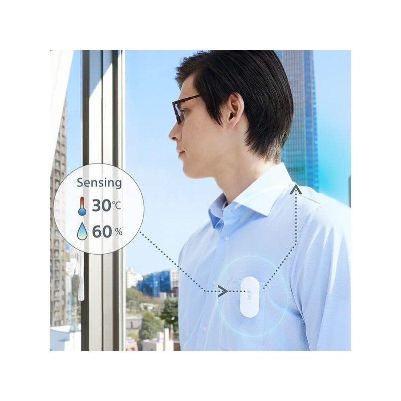 Sony REON POCKET TAG Wearable Sensing Device Temperature Humidity Sensor