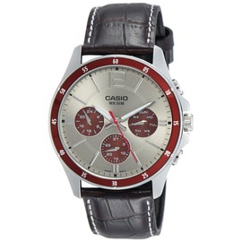 Casio MTP-1374L-7A1VDF Men's Quartz Watch, Silver, Quartz Movement