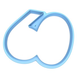 Sweet Prints Inc Number 60 (outline) Cookie Cutter - Dishwasher Safe (4" tall)