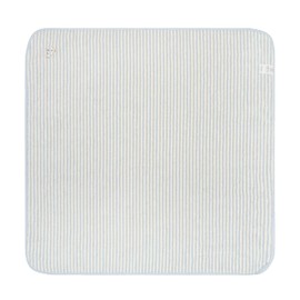 Steiff Baby Unisex Badetuch, Weiches Handtuch mit Kapuze aus Baumwolle, 100 x 100 cm, Blau (Celestial Blue), Onesize