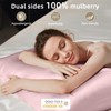 LINENOVA 100% Mulberry Silk Pillowcase for Hair and Skin, Both