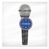 STOBOK Microphone Model, Imitation Microphone, Toy, Plastic, Karaoke Toy, Handheld