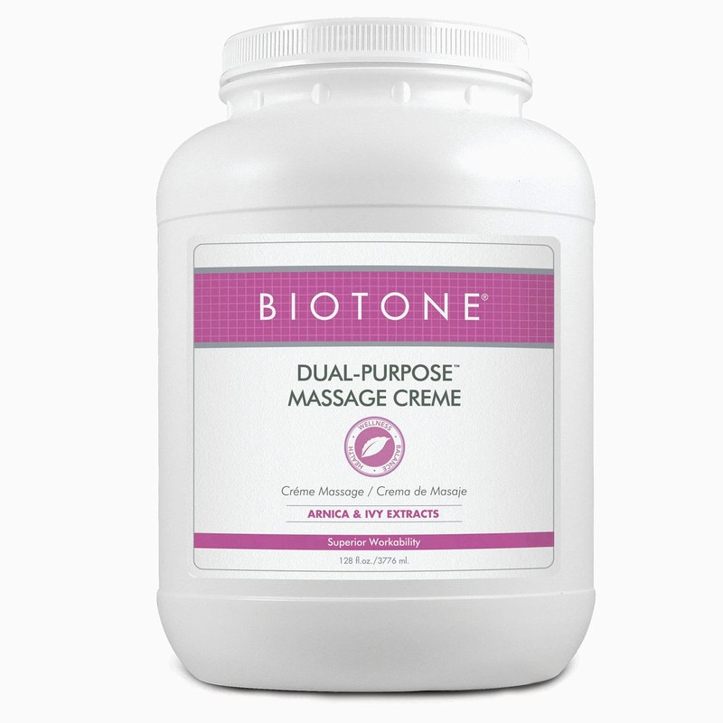 Crema para masajes Biotone con doble propósito