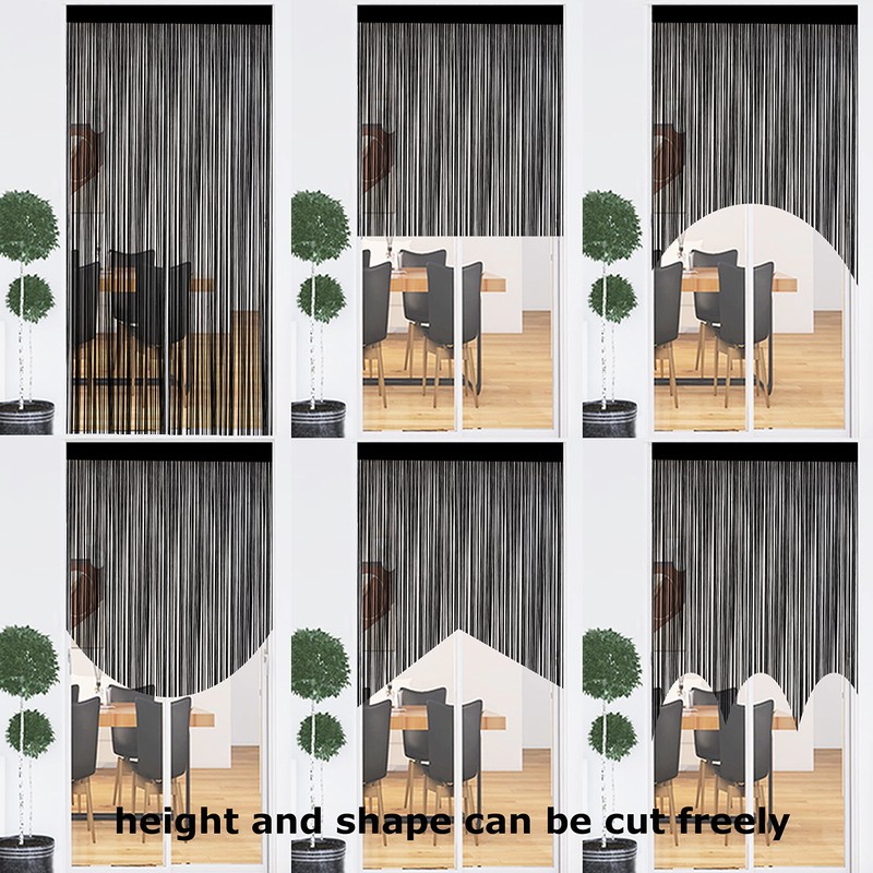 Taiyuhomes String Door Curtains Fly Screen Curtain For Window Decorations