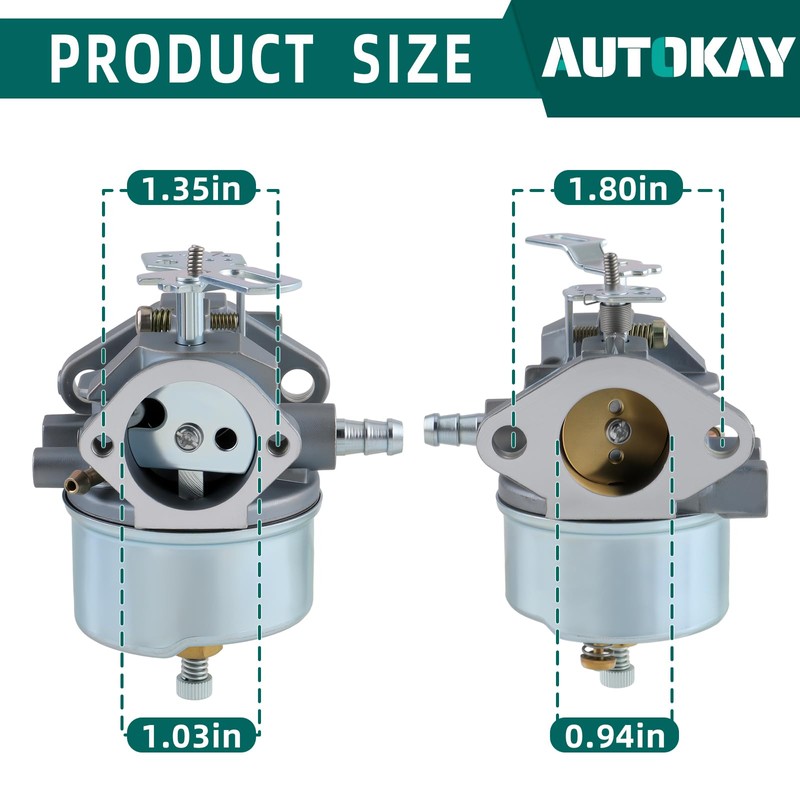 Carburetor Compatible with Tecumseh 632334A 632234, HM70 HM80 HMSK80 HMSK90