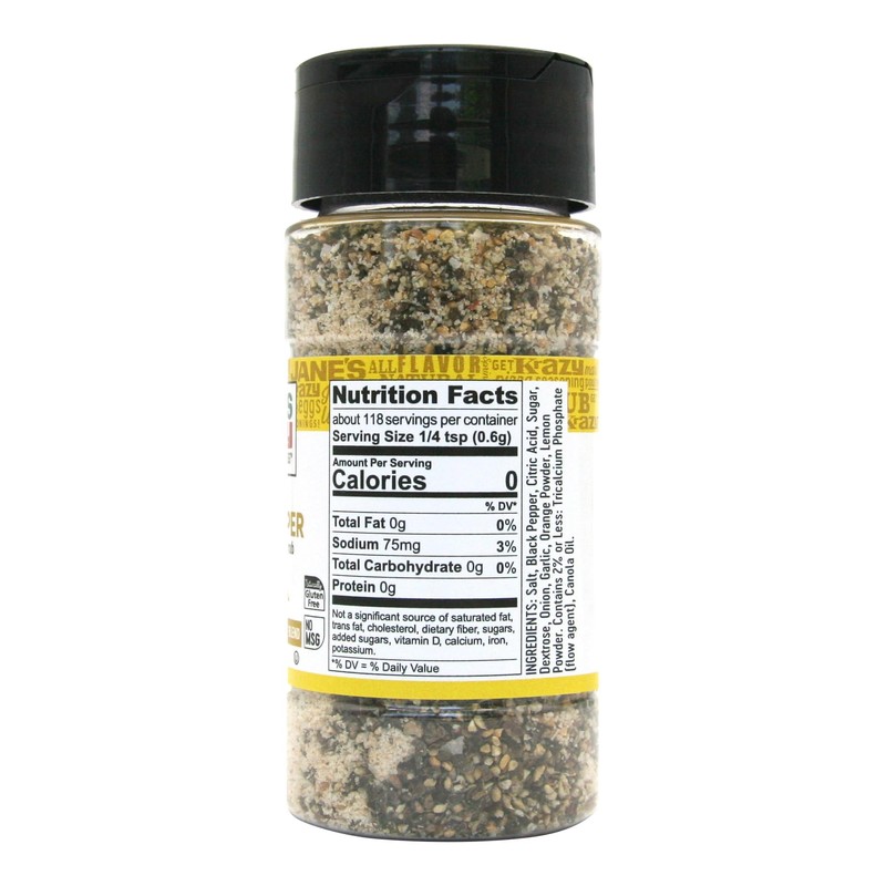 Jane's Krazy Lemon Pepper Marinade & Seasoning - 2.5 oz