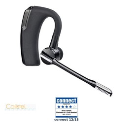 Callstel Headset Handy, Bluetooth: Profi-Headset mit Bluetooth 4.2, HD-Mikrofon und Rauschunterdrückung (Handy Kopfhörer mit Mikrofon, Headset Motorrad, Freisprecheinrichtung)
