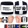 BEAR GRIP - Premium Heavy Duty Weight Lifting Wrist Wraps,