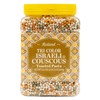Roland Foods Tri-Color Israeli Couscous Pasta, 21.1 Ounce Jar, Pack