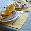 Linen & Cotton Set of 2 Table Mats Placemats Scandi