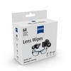 ZEISS Lens Cleaning Wipes, Pre-Moistened, Individually Wrapped Wipes for Coated