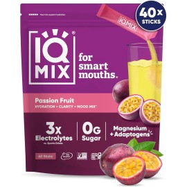 IQBAR IQMIX Hydration Electrolyte Powder – 4-In-1 Formula for Hydration, Mental Clarit