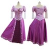 FLOWERBB Women Long Hair Rapunzel Princess Printing Cosplay Costume Adult