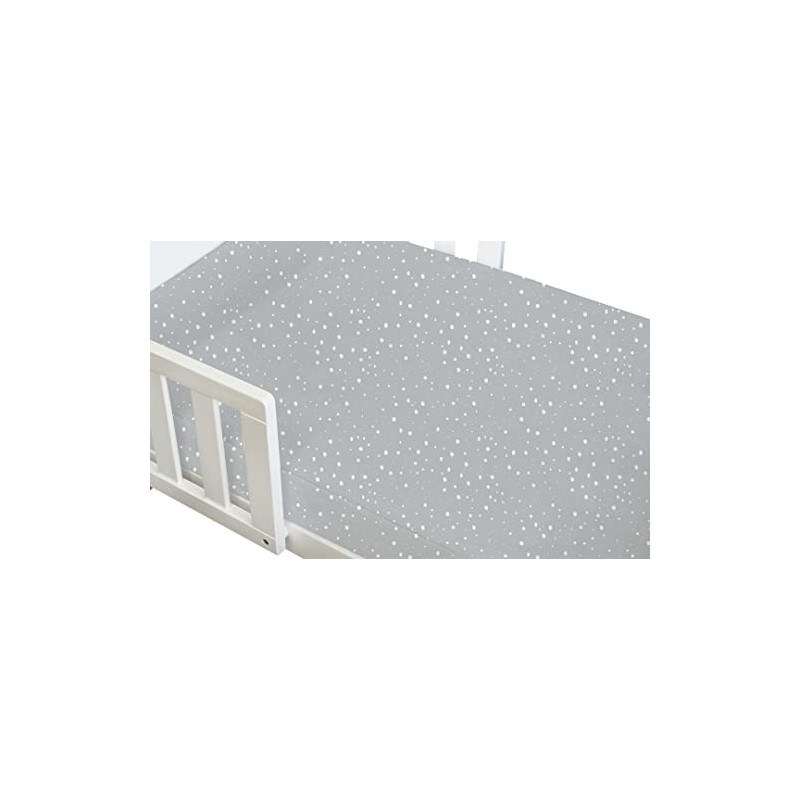 Babyhood Amani Bebe Jersey Cotton Compact Fitted Sheet, Drops