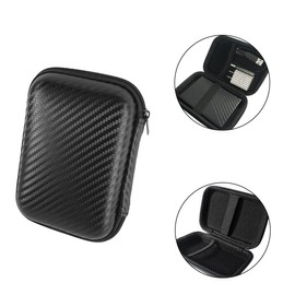 DreamAug Electronic Accessories Carry Case Portable Waterproof Storage Bag for Power Cord, Charger, Earphone, USB Flash Disk Black