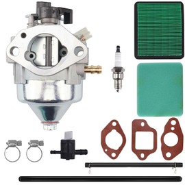 16100-Z9L-811 Carburetor Kit for Honda GCV170LA HRN216 HRX217 Model Lawn Mowers Replacement Parts With Air Filter, Spark Plug & Gaskets Kit, High Pressure Washer Generator Carb Kit