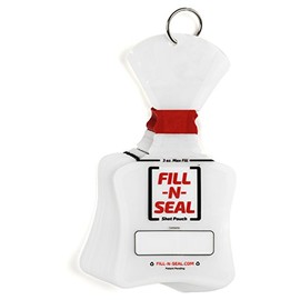 Fill-N-Seal (50) 3oz Liquid Heat Sealed Pouches, No Funnel Needed, TSA Carry-On Approved, 100% Flexible, and BPA Free!