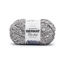 Bernat Blanket Speckle Typewriter Yarn - 2 Pack of 10.5oz/300g - Polyester - #6 Super Bulky - 220 Yards - Knitting & Crochet