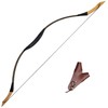 Topbows 54'' Traditional Recurve Bow Horsebow Archery Hunting Handmade Longbow