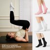COOLMATE 3 Pairs Ruffle Pilates Socks with Grips for Women,