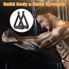 2Pcs Resistance Band Handles, Ergonomic Pull Up Handles Cable Machine