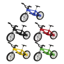 WUFGWBD 5-Piece Bicycle Model, Mini Bicycle, Creative Simulation Model, Desktop Decoration Ornaments, Children'S Bicycle Model Toy