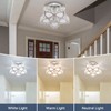 Cainjiazh Modern Crystal Chandeliers LED Ceiling Light Crystal Ceiling Light