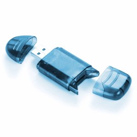 High-Speed 480Mbps USB 2.0 Memory Card Reader Adapter Card Reader for SD Cardcolor: Blue Color