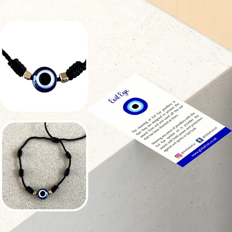 VIE Evil Eye Nylon Thread Braided Bracelet